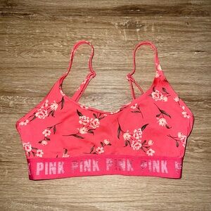 PINK Victoria's Secret Floral Sports Bra